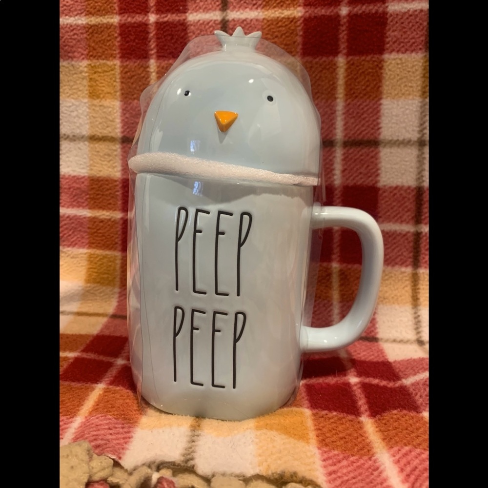 Rae Dunn Peep Peep Mug (blue)